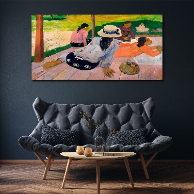 Obraz na plátně Siesta tahiti paul gauguin