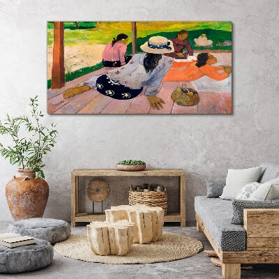 Obraz na plátně Siesta tahiti paul gauguin