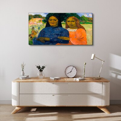 Obraz na plátně Dvě ženy Paul Gauguin