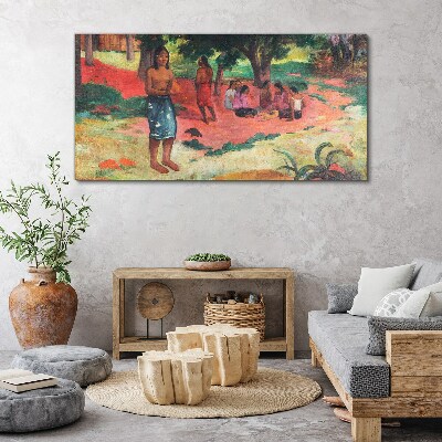 Obraz na plátně Zašeptala gauguinová slova