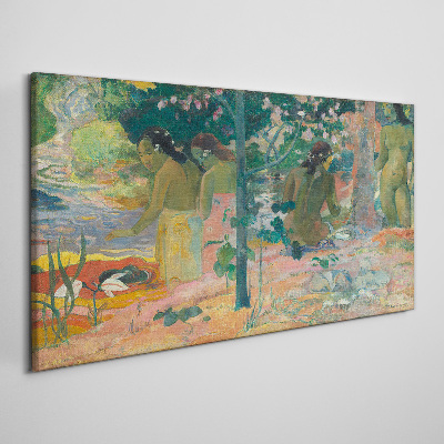 Obraz na plátně Ztracený ráj Gauguin
