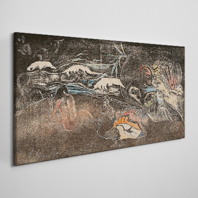 Obraz na plátně Moderní gauguin abstrakce