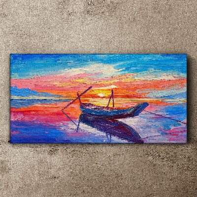 Obraz na plátně člun slunce