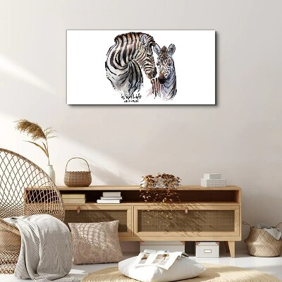 Obraz na plátně Zebra Animal Strips