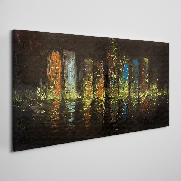 Obraz na plátně Abstrakce městské světla