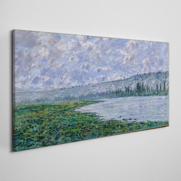 Obraz na plátně Seina u Vétheuil Monet