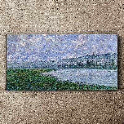 Obraz na plátně Seina u Vétheuil Monet