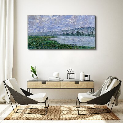 Obraz na plátně Seina u Vétheuil Monet