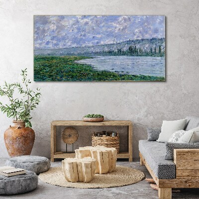 Obraz na plátně Seina u Vétheuil Monet