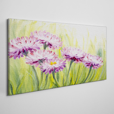 Obraz na plátně Květiny rostlin trávy