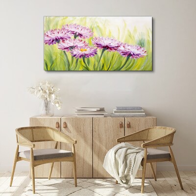 Obraz na plátně Květiny rostlin trávy
