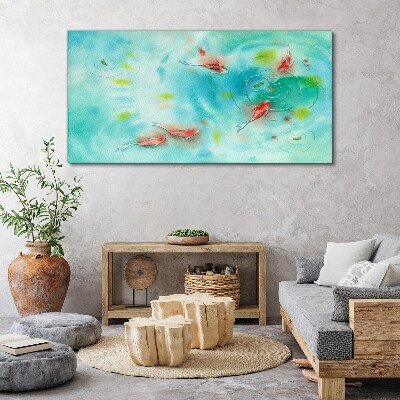 Obraz na plátně Lake voda zvířata ryby