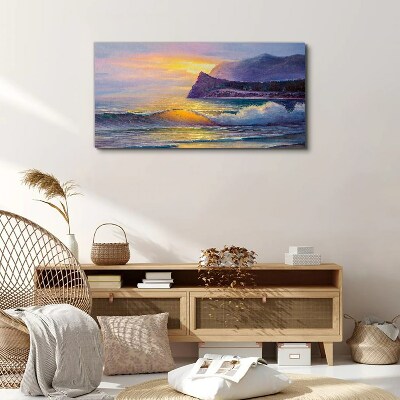 Obraz na plátně Pobřežní slunce