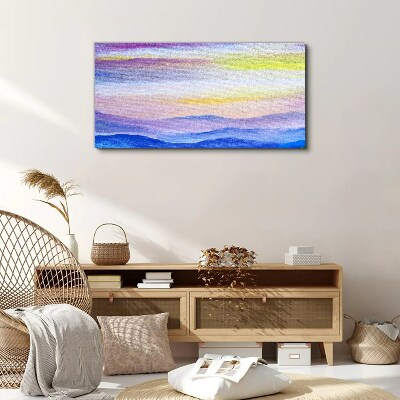 Obraz na plátně Abstrakce moře mraky