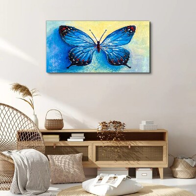 Obraz na plátně hmyz červa motýl