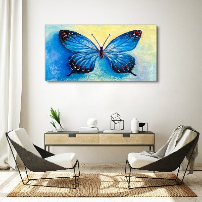 Obraz na plátně hmyz červa motýl
