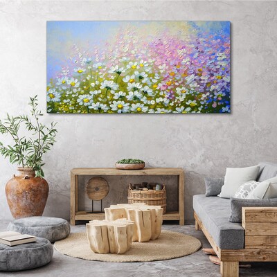 Obraz na plátně Moderní louka květiny