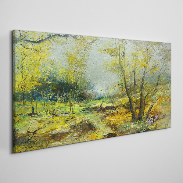 Obraz na plátně Moderní abstrakce lesa