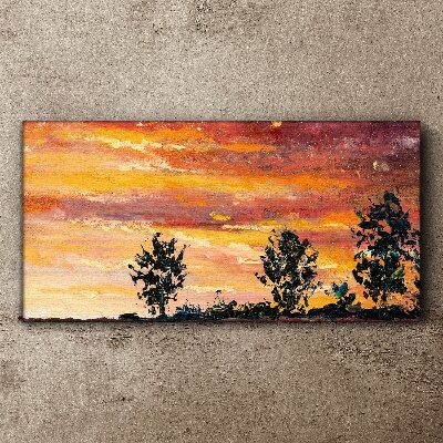 Obraz na plátně Abstrakce strom Sky