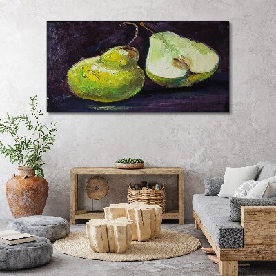 Obraz na plátně Malování ovoce hruška