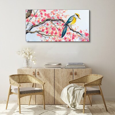 Obraz na plátně Strom pták zvíře
