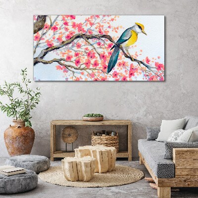 Obraz na plátně Strom pták zvíře