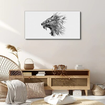 Obraz na plátně Kreslení živočišného lva