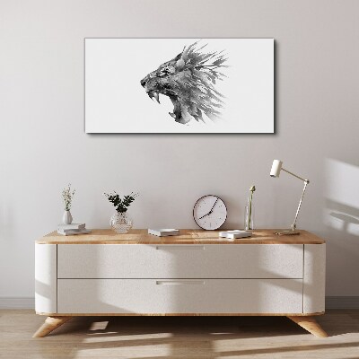 Obraz na plátně Kreslení živočišného lva