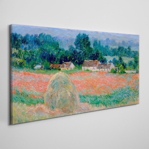 Obraz na plátně Kupka sena v Giverny Claude Monet