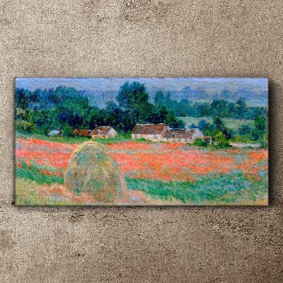 Obraz na plátně Kupka sena v Giverny Claude Monet