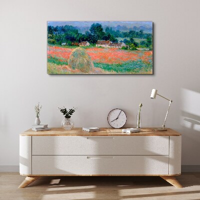 Obraz na plátně Kupka sena v Giverny Claude Monet