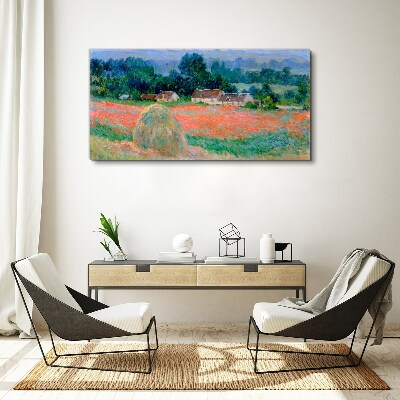 Obraz na plátně Kupka sena v Giverny Claude Monet