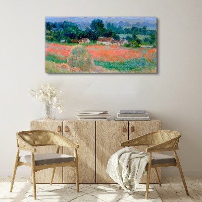 Obraz na plátně Kupka sena v Giverny Claude Monet