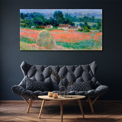 Obraz na plátně Kupka sena v Giverny Claude Monet