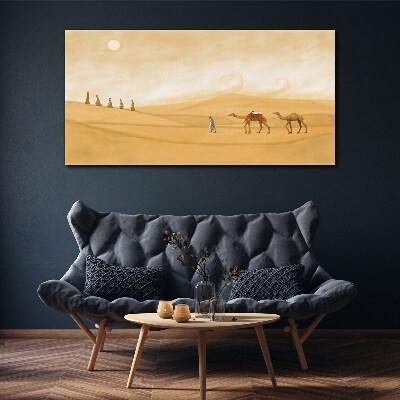 Obraz na plátně Pouštní slunce zvířata