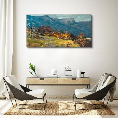 Obraz na plátně Malování přírody hory