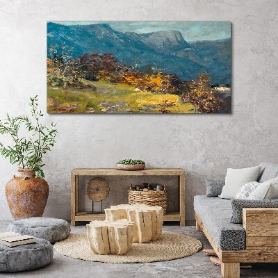 Obraz na plátně Malování přírody hory