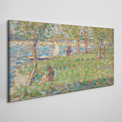 Obraz na plátně Island Malování Seurat