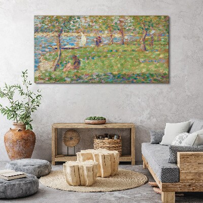Obraz na plátně Island Malování Seurat