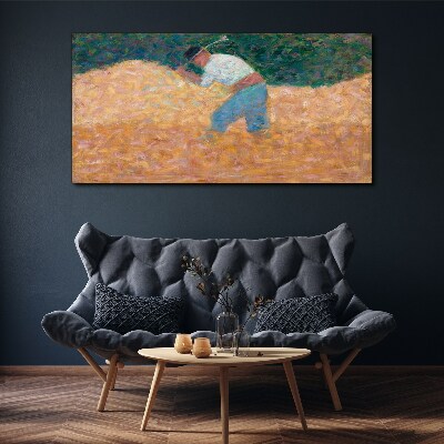 Obraz na plátně Kamenný jistič Seurat
