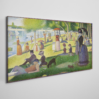 Obraz na plátně La Grande Latte Seurat