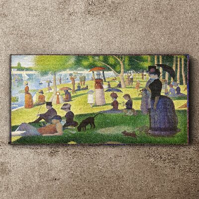 Obraz na plátně La Grande Latte Seurat