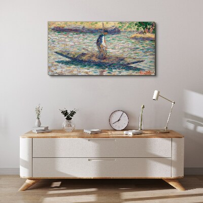 Obraz na plátně Rybář Seurat