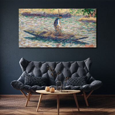 Obraz na plátně Rybář Seurat
