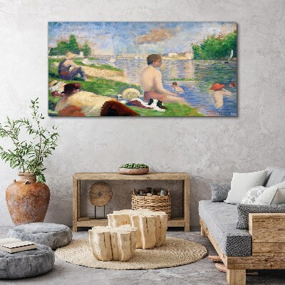 Obraz na plátně Letní relax u vody
