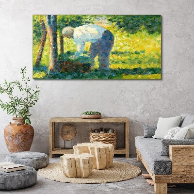 Obraz na plátně Zahradník Seurat