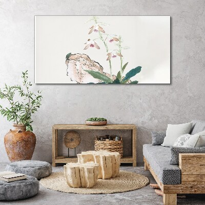 Obraz na plátně Hmyz a květiny