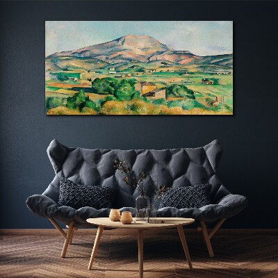 Obraz na plátně Malování hory přírody