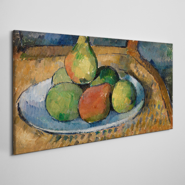 Obraz na plátně Deska s ovocem na židli