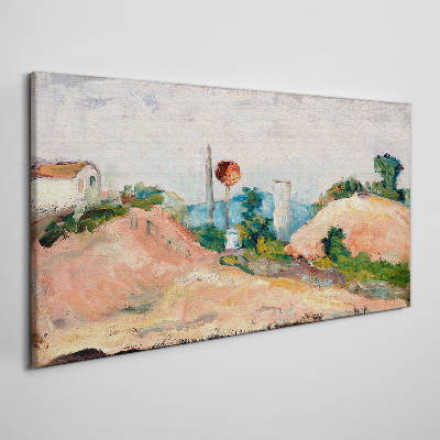 Obraz na plátně Železniční řez Cézanne